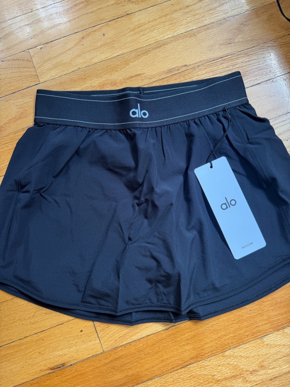 ALO Yoga Black Mini Skort